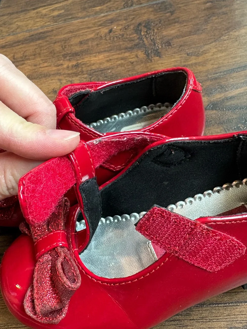 Toddler Girls' Red Patent Mary Jane Shoes